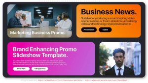 Videohive Functional Corporate Presentation Video Displays template preview