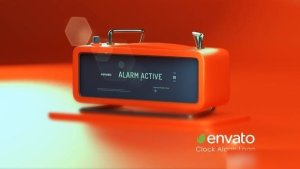 Videohive Clock Alarm Logo Openers template preview