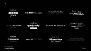 Videohive Text Animator | After Effects 55535180 Titles template preview