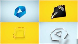 Videohive 3D Rotating logo Reveal Logo Stings template preview