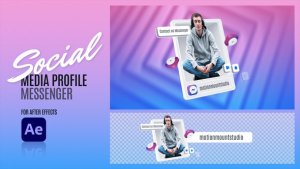 Videohive Social Media Profile - Messenger 48150058 Elements template preview