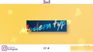 Videohive Modern Typo Opener 24759373 Openers template preview