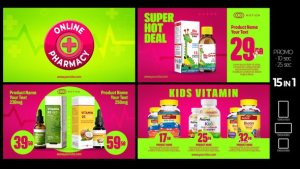 Videohive Online Pharmacy Product Promo template preview