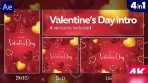 Videohive Valentine's Day Intro || Love Story Intro Openers template preview