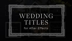 Videohive Vintage Wedding Titles 47105126 Titles template preview