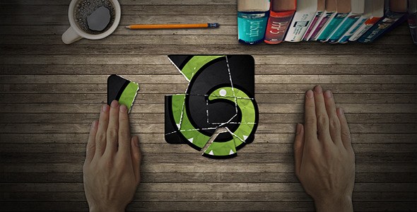 Videohive Collage Logo Reveal Logo Stings template preview