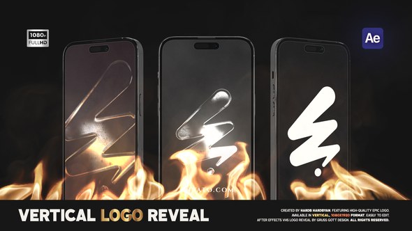 Videohive Vertical Epic Intro Logo Stings template preview