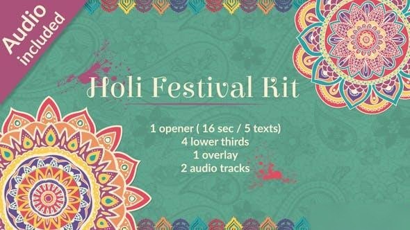 Videohive Holi Festival of Colors Kit Openers template preview