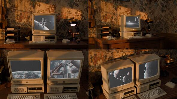 Videohive Old Computer Mockup 56856000 Product Promo template preview