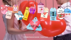 Videohive Labels Love You Elements template preview