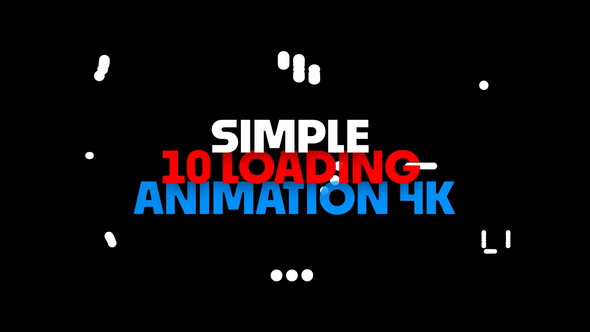 Videohive Simple Loading animations pack Elements template preview