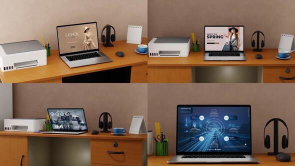 Videohive Laptop mockup 59695819 Product Promo template preview