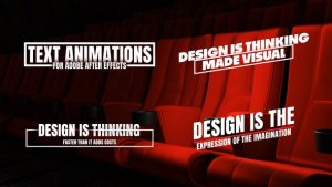 Videohive Text Animations 53804230 Titles template preview