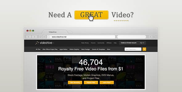 Simple Website Promo Video Displays template preview