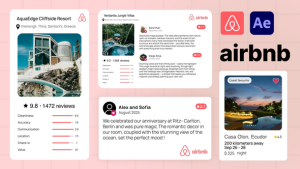 Videohive Airbnb UI Mockups - Hotel Listing, Reviews Elements template preview