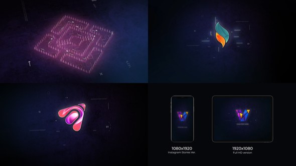 Videohive Modern Tech Logo Logo Stings template preview