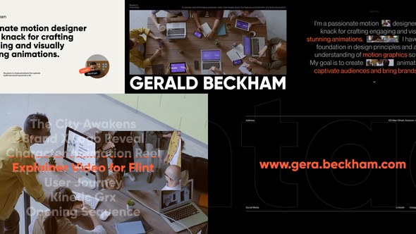 Videohive Portfolio Promo 56048260 Openers template preview