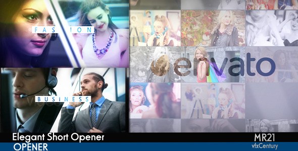 Videohive Elegant Short Opener Openers template preview