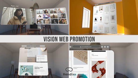 Videohive Vision Web Promo Product Promo template preview