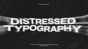 Videohive Distressed Typography Titles template preview