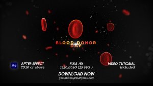 Videohive Blood Donor Day l Health Awareness Day Openers template preview