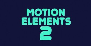 Motion Elements 2 Video Displays template preview