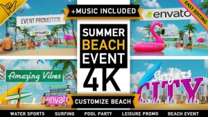 Videohive Summer Beach - Holiday Resort Party Event Openers template preview