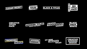 Videohive Glitch Text Animation | AE Titles template preview