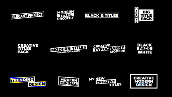 Videohive Glitch Text Animation | AE Titles template preview