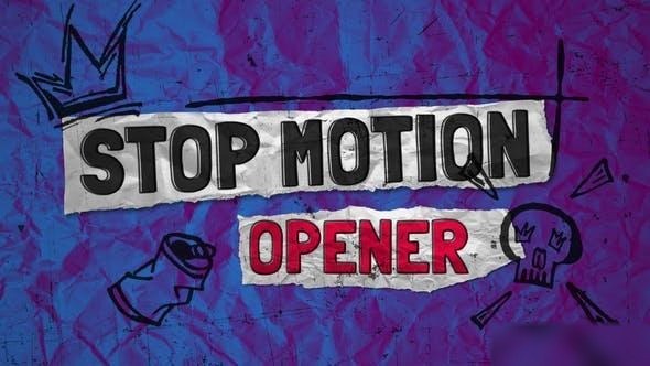 Videohive Stop Motion Opener 50546407 Openers template preview
