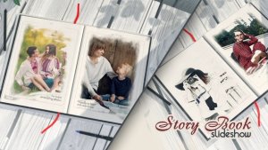 Videohive Story Book Video Displays template preview