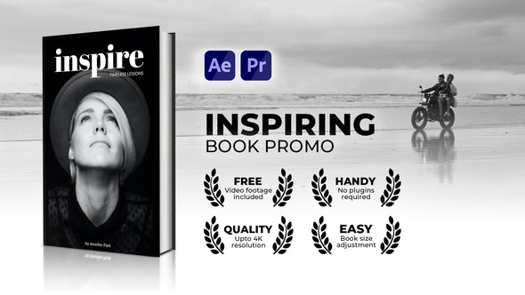 Videohive Inspiring Book Promo Product Promo template preview