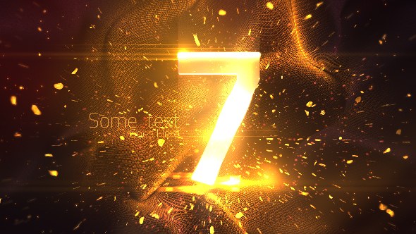 Videohive Luxury Countdown 4K Elements template preview