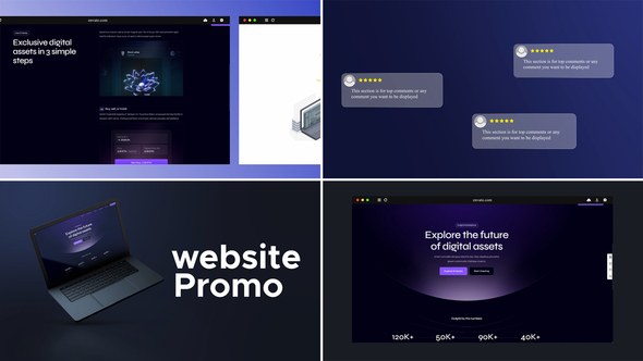 Videohive Fast Website Promo 53537875 Product Promo template preview