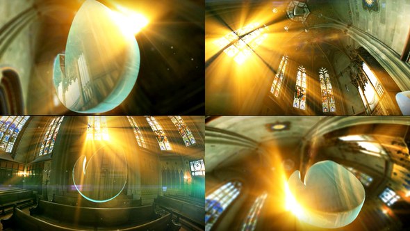 Videohive Holy Logo In Church Logo Stings template preview