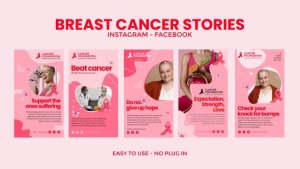 Videohive Breast Cancer Instagram Stories 55416860 Openers template preview