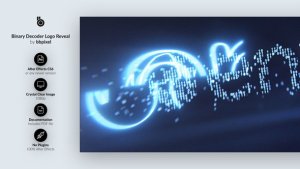 Videohive Binary Decoder Logo Reveal Logo Stings template preview