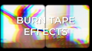 Videohive Burn Tape Effects AE Elements template preview