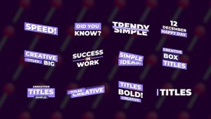 Videohive Box Titles | After Effects 50299754 Titles template preview