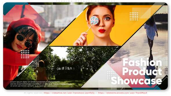 Videohive Fashion Product Showcase Broadcast-packages template preview