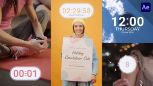 Videohive Countdown Timers 53579517 Elements template preview