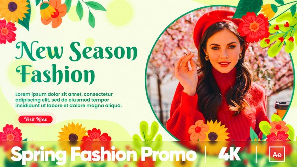 Videohive Spring Fashion Promo Product Promo template preview