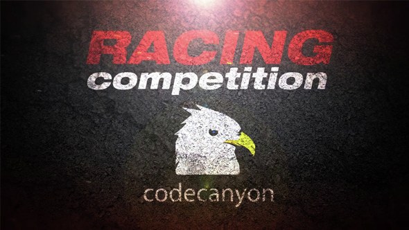 Race Logo Video Displays template preview