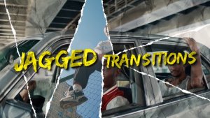 Jagged Transitions Video Displays template preview