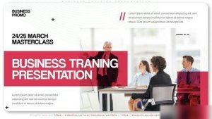 Videohive Business Training Presentation Openers template preview