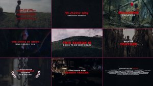 Videohive Horror Trailer Minimal Openers template preview