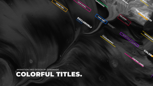 Videohive Colorful Titles 29715213 Titles template preview