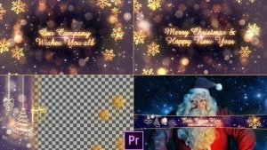 Christmas Promo Pack - Premiere Pro Video Displays template preview