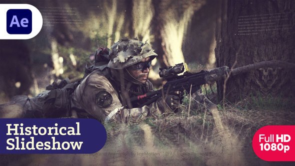 Videohive Historical Slideshow || Parallax Slideshow Video Displays template preview