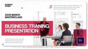 Business Training Presentation Premiere Pro template preview